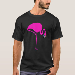 American Patriot Flamingo With Sunglasses T-Shirt