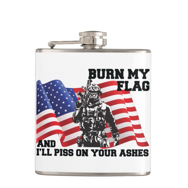 American Patriot  Hip Flask (Front)