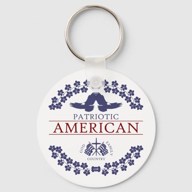 American PATRIOT Key Ring (Front)