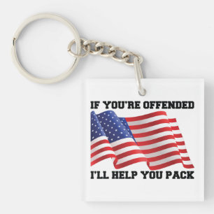 American patriot key ring