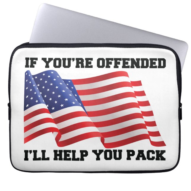 American patriot laptop sleeve (Front)