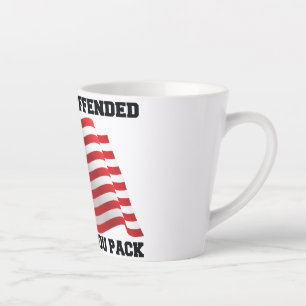 American patriot latte mug