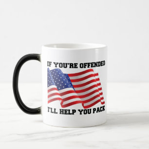 American patriot magic mug