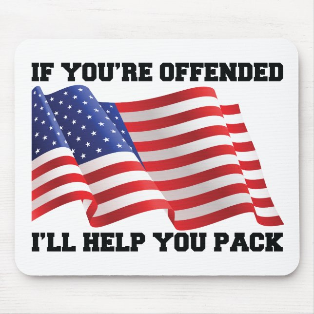 American patriot  mouse mat (Front)