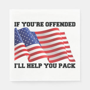 American patriot  napkin