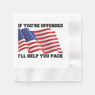 American patriot napkin
