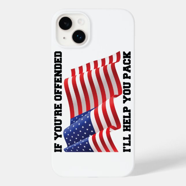 American patriot throw pillow Case-Mate iPhone case (Back)