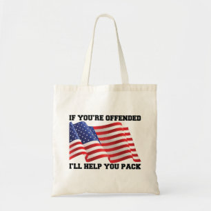 American patriot tote bag