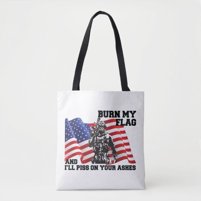 American Patriot  Tote Bag (Front)