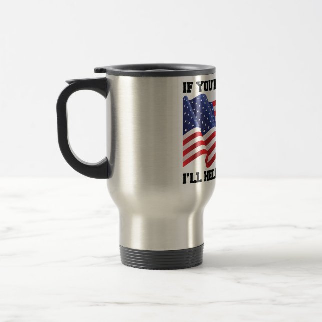 American patriot travel mug (Left)