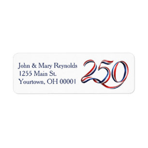American Patriotic 250th Flag Ribbon