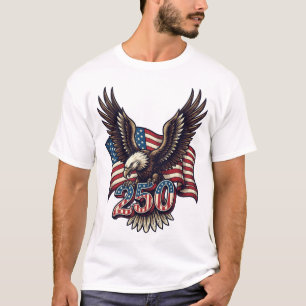 American Patriotic Bald Eagle 4th July T-Shirt
