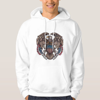 American Patriotic Eagle – Wild West  T-Shirt Hoodie