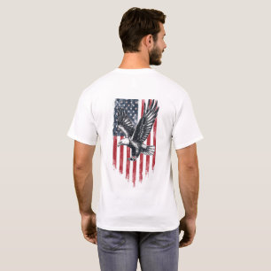 American Patriotic Men’s T-Shirt  Freedom Gift