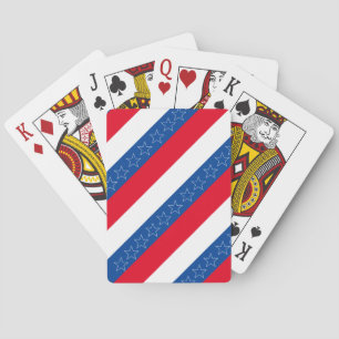 American patriotic playing cards