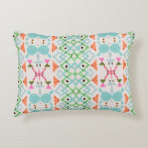 American pattern. Ikat seamless print. Vintage per Decorative Cushion