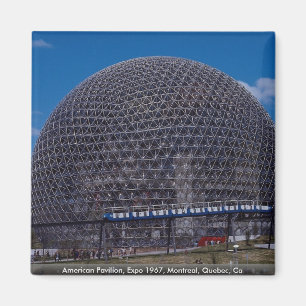 American Pavilion, Expo 1967, Montreal, Quebec, Ca Magnet