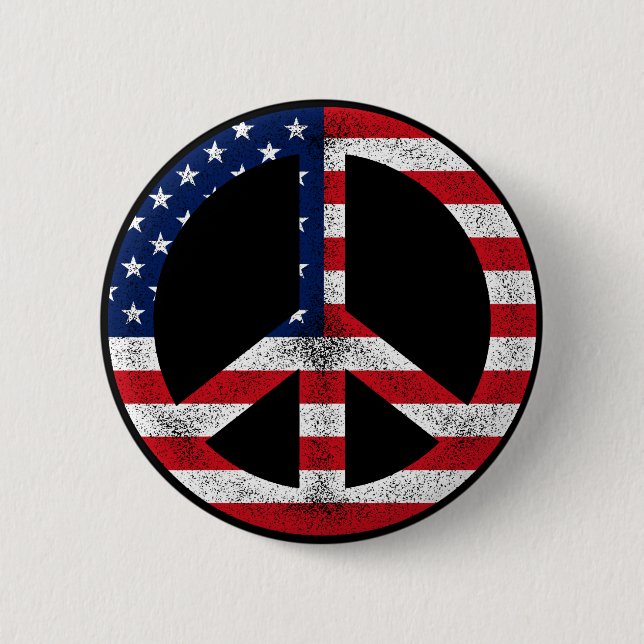 American Peace Button (Front)