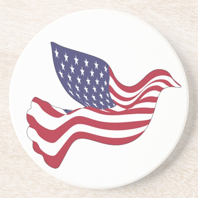 AMERICAN PEACE DOVE COASTER (Front)