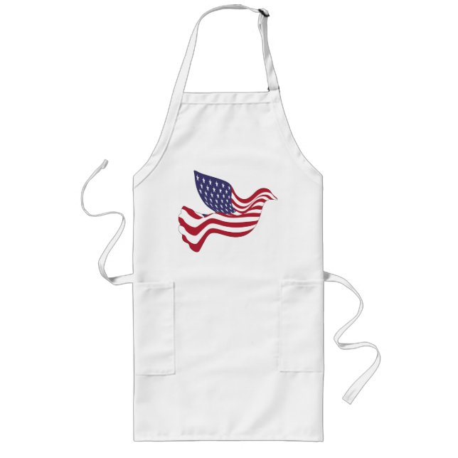 AMERICAN PEACE DOVE LONG APRON (Front)