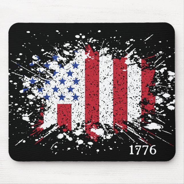 American Peace Flag 1776 American State National M Mouse Mat (Front)