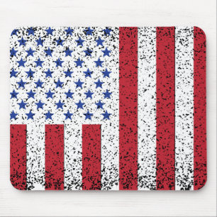 American Peace Flag American State National Mouse  Mat