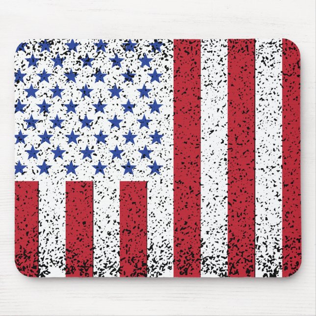American Peace Flag American State National Mouse  Mat (Front)