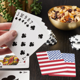 American Peace Flag American State National Playin Playing Cards