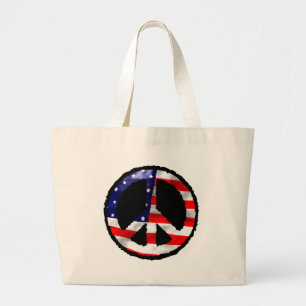 American Peace Large Tote Bag