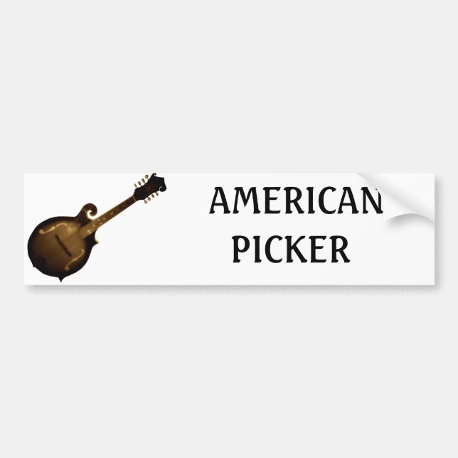 "AMERICAN PICKER" Bumper Sticker (Front)