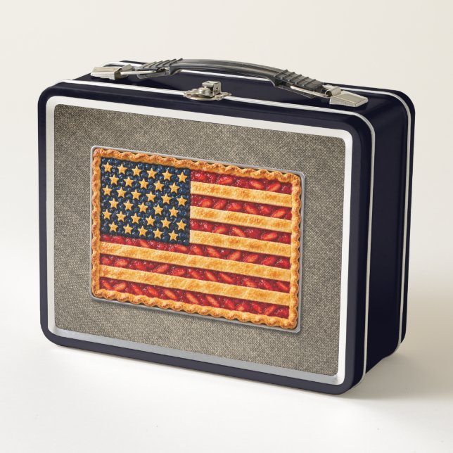 American Pie Art Metal Lunch Box (Front)