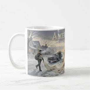 American Pie Nostalgia Road Poster Coffee Mug