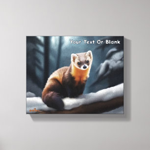 American Pine Marten Canvas Print