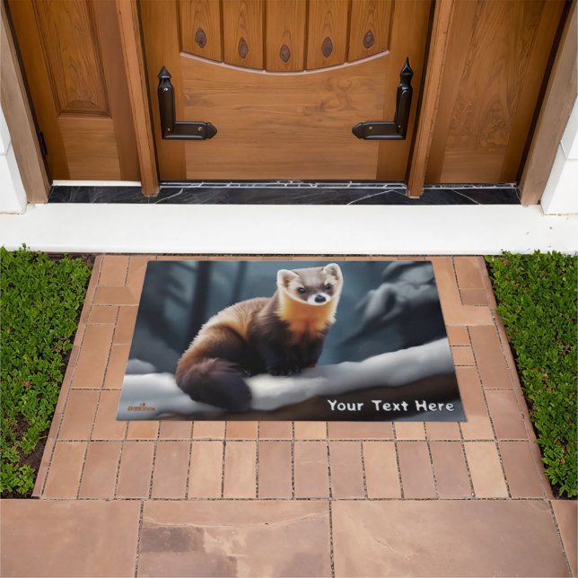 American Pine Marten Doormat (Outdoor)
