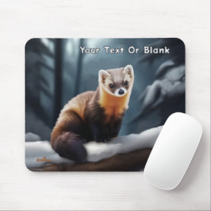 American Pine Marten Mouse Mat