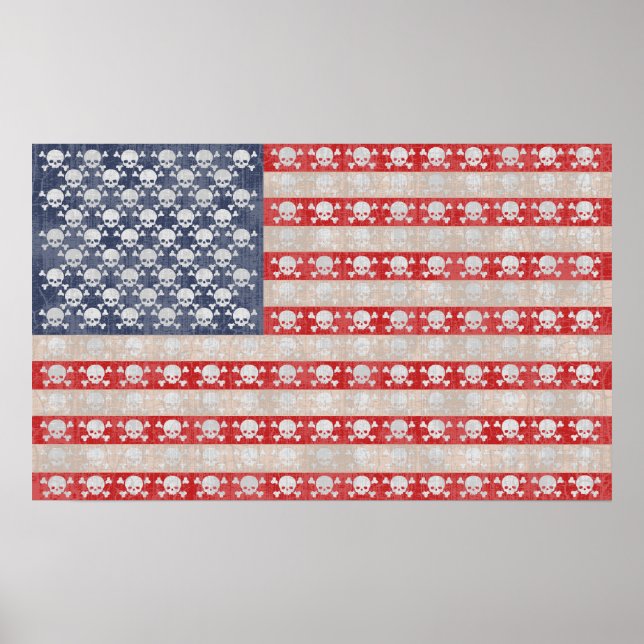 American Pirate Flag Poster (Front)