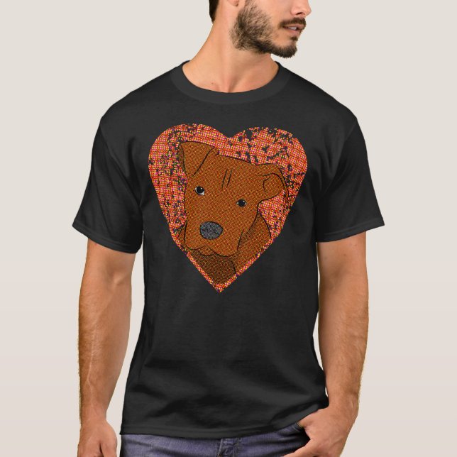 American Pit Bull Design 2 T-Shirt (Front)
