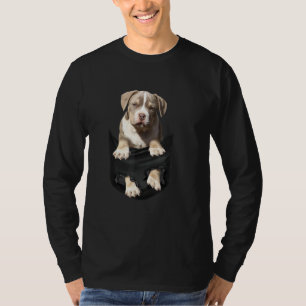 American Pit Bull In Your Pocket Akita Dog Owner T-Shirt
