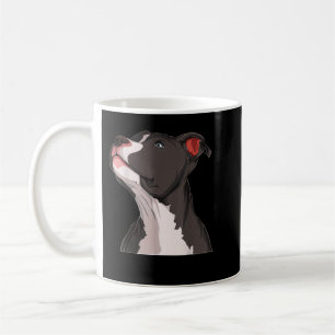 American Pit Bull Pitbull Terrier Dog Head Dog Can Coffee Mug