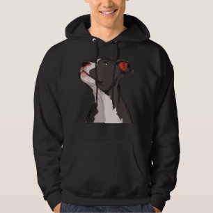 American Pit Bull Pitbull Terrier Dog Head Dog Can Hoodie
