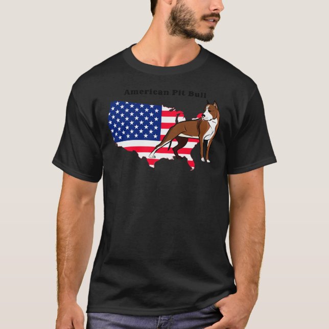 American Pit Bull. T-Shirt (Front)