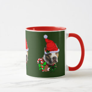 American Pit Bull Terrier Christmas Gifts Mug