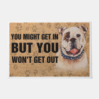 American Pit Bull Terrier Doormat, Cute Dog Rug