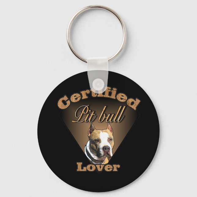 American Pit Bull Terrier Gifts Key Ring (Front)