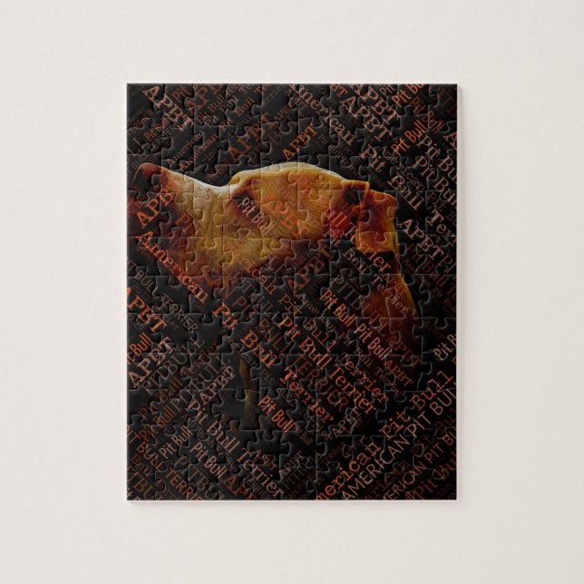 American Pit Bull Terrier Jigsaw Puzzle (Vertical)