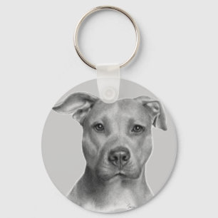 American Pit Bull Terrier Key Ring