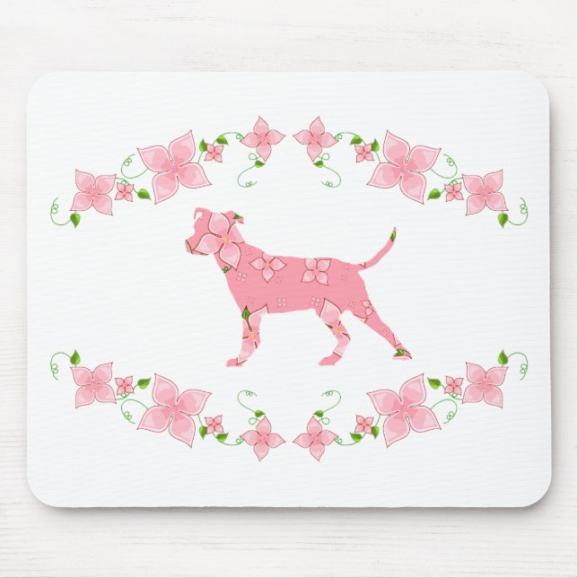 American Pit Bull Terrier Mouse Mat (Front)