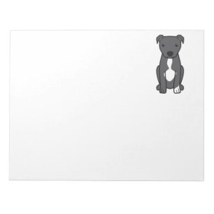 American Pit Bull Terrier (Natural Ears) Notepad