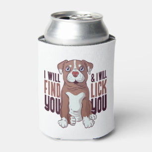 American Pit Bull Terrier Puppy Dog Can Cooler