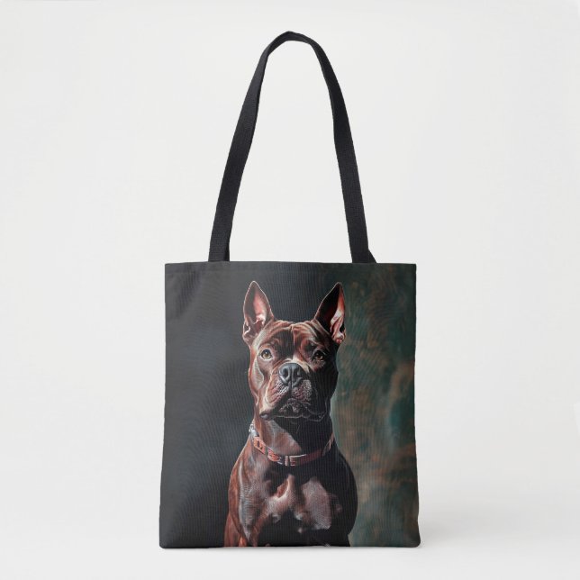 American pit bull terrier  tote bag (Front)